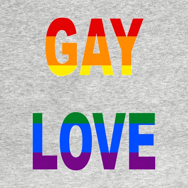 gay love rainbow design by DESIGNBOOK
